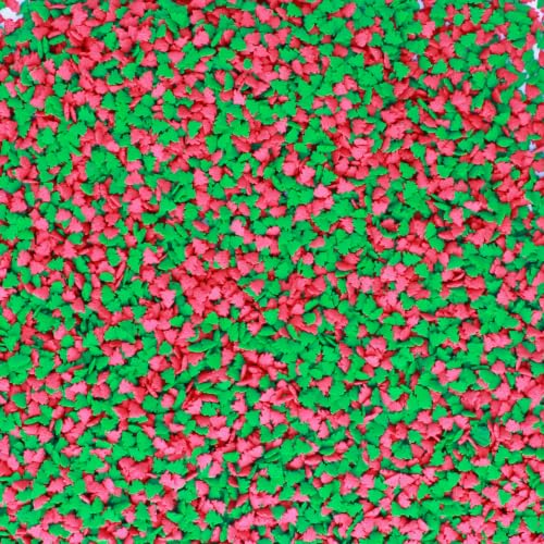 Christmas Tree Confetti Sprinkle Mix (Red, Green)