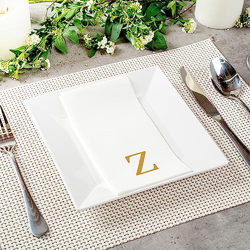 Luxenap 15.8 X 7.9 Inch Linen (Gold / 50 Count / Z)