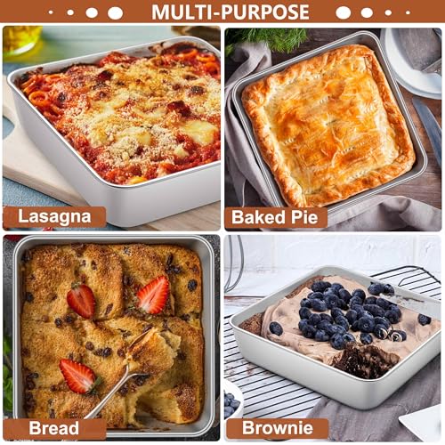 8 9 Inch Square Baking Cake Pan (8'' x 8''+9'' x 9'')
