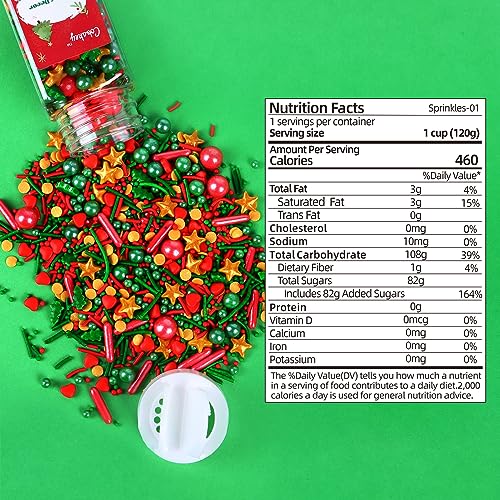 Christmas Sprinkles for Cookies