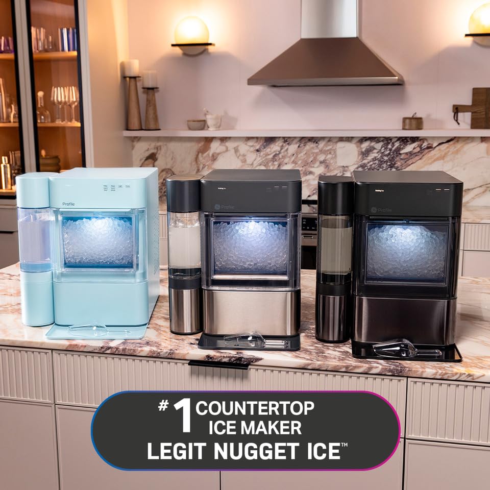 GE Profile Opal 2.0 XL Countertop Nugget Ice Maker with 1 Gallon Tank (Moonstone Blue)