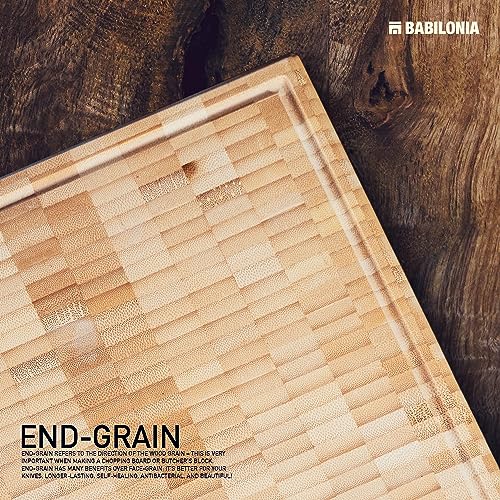 XXL Bamboo Cutting Board (Organic Bamboo / 24"L x 15"W)