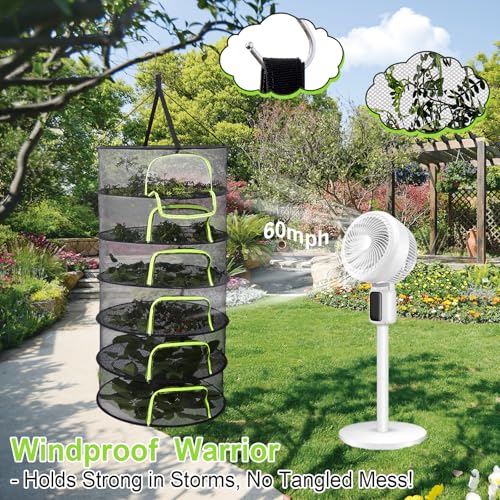 6 Layer Hanging Herb Dryer Rack