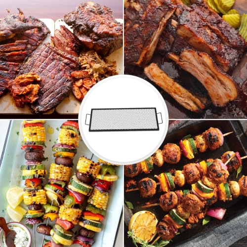 Heavy Duty Rectangular Fire Pit Grill Grate with X (40-INCH)