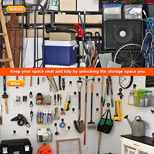 Heavy Duty Magnetic Garage Hook (Middle/4 PCS Magnetic Hooks)