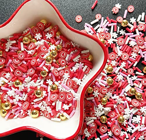 Fake Sprinkles Resin Sprinkles Fake Candy Sprinkles Clay Sprinkles Polymer Sprinkles Polymer Clay Slices for Nail Art DIY Crafts Cake Phone Case