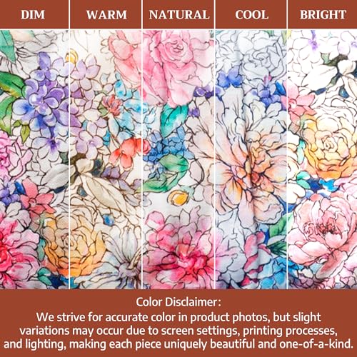 Double Oven Mitts 100% Cotton Double Oven Glove (044 - Floral Love / 7" x 35" (Double Oven Mitt))
