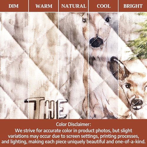 Maison d'Hermine Oven Gloves 100% Cotton Oven Mitt (091 - Mountain Life / 7.5" x 13" (Oven Mitt))
