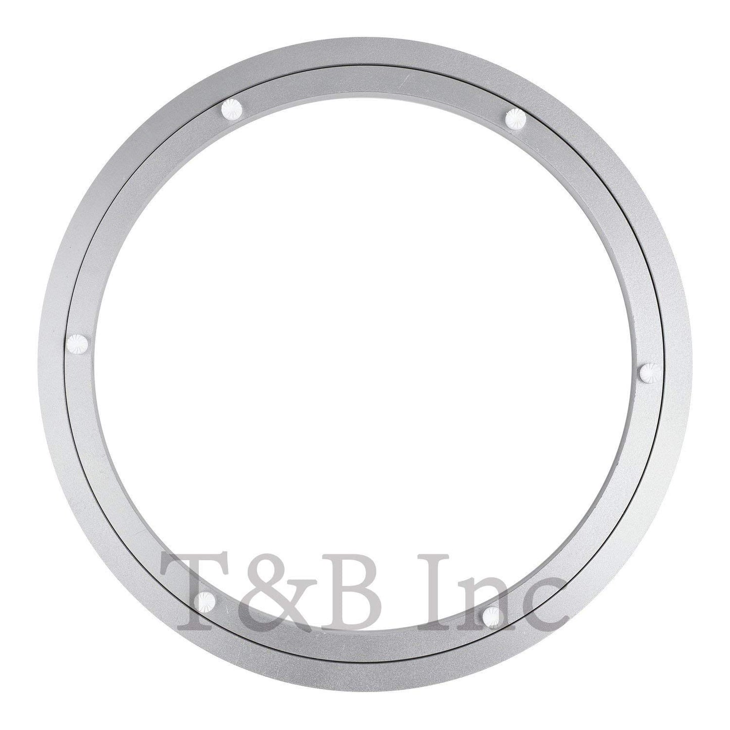 TamBee 14 Inch Lazy Susan Hardware Aluminum Bearing Metal Rotating Turntable Bearing Swivel Plate Hardware Lazy Susan Bearing Lazy Susan Parts Lazy Susan Mechanism Lazy Susan Kit Lazy Susan Base Only