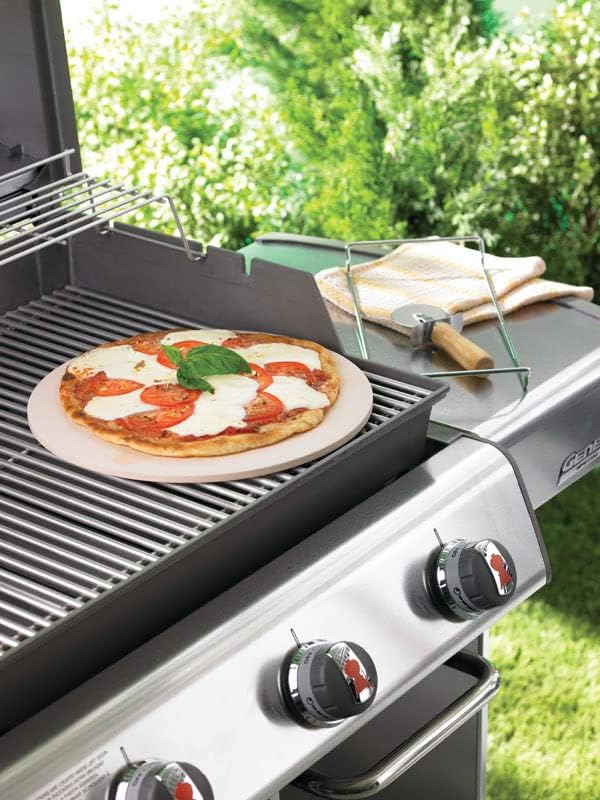 Tan Pizza Stone Set (Round)