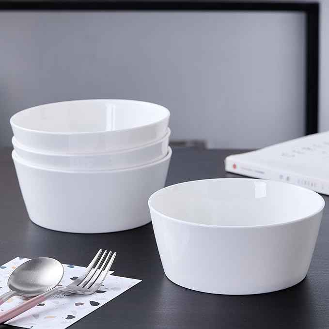 Stone Lain Madeline Formal Bone China Dinnerware Set 32 Piece Service for 8, White