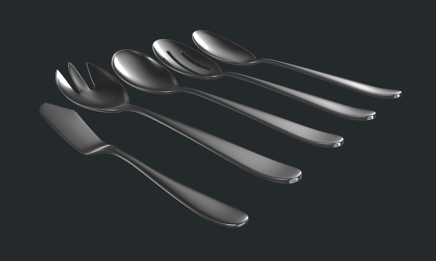 Serving Utensil Set (10-Piece Serving Set)