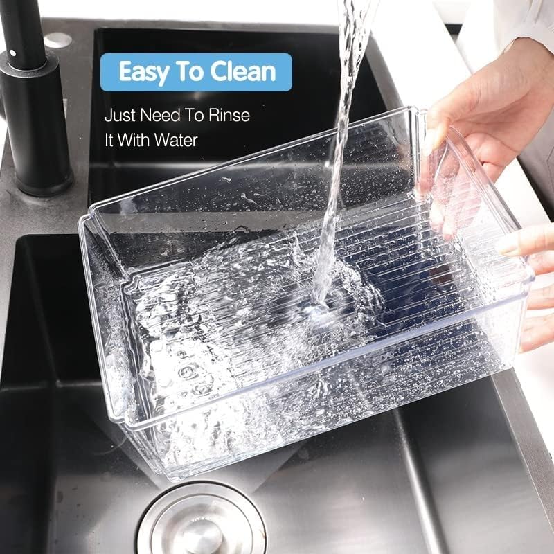 10 Pack Food Storage Organizer Bins (10 Pcs Food Storage Containers)