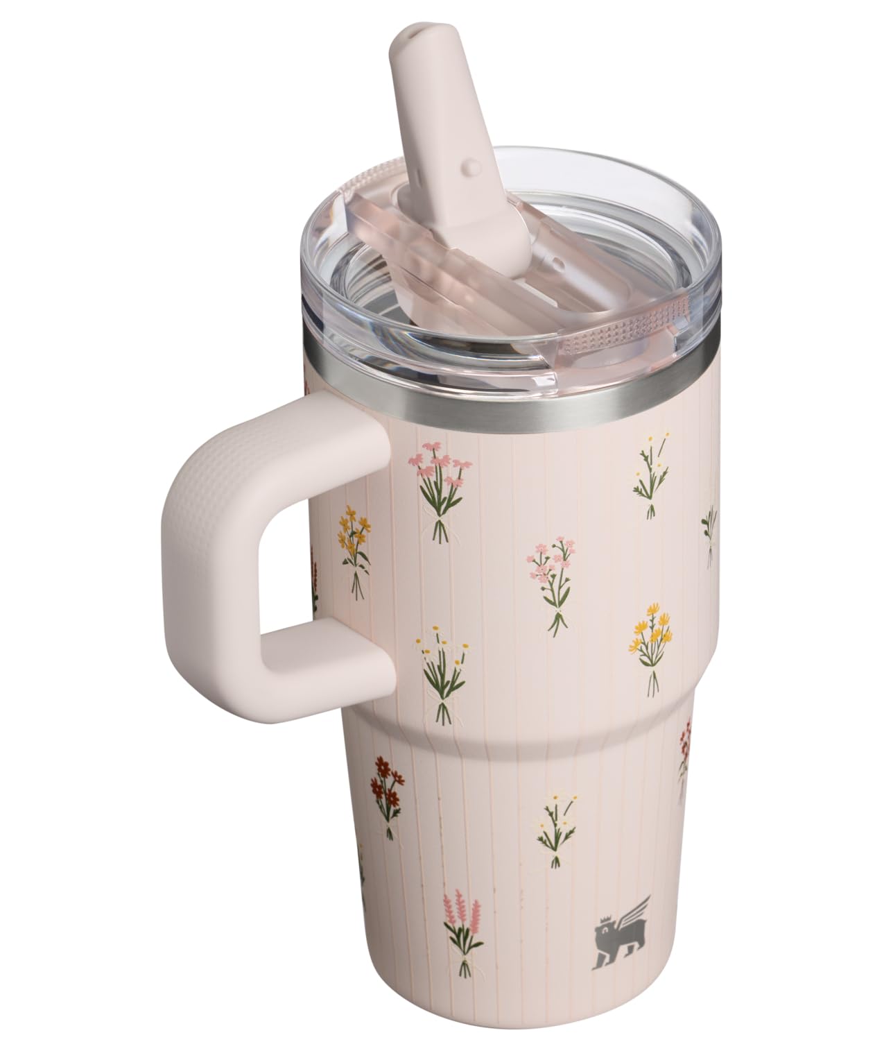 Quencher ProTour Flipstraw Tumbler (20 Ounces / Rose Quartz Bouquets)