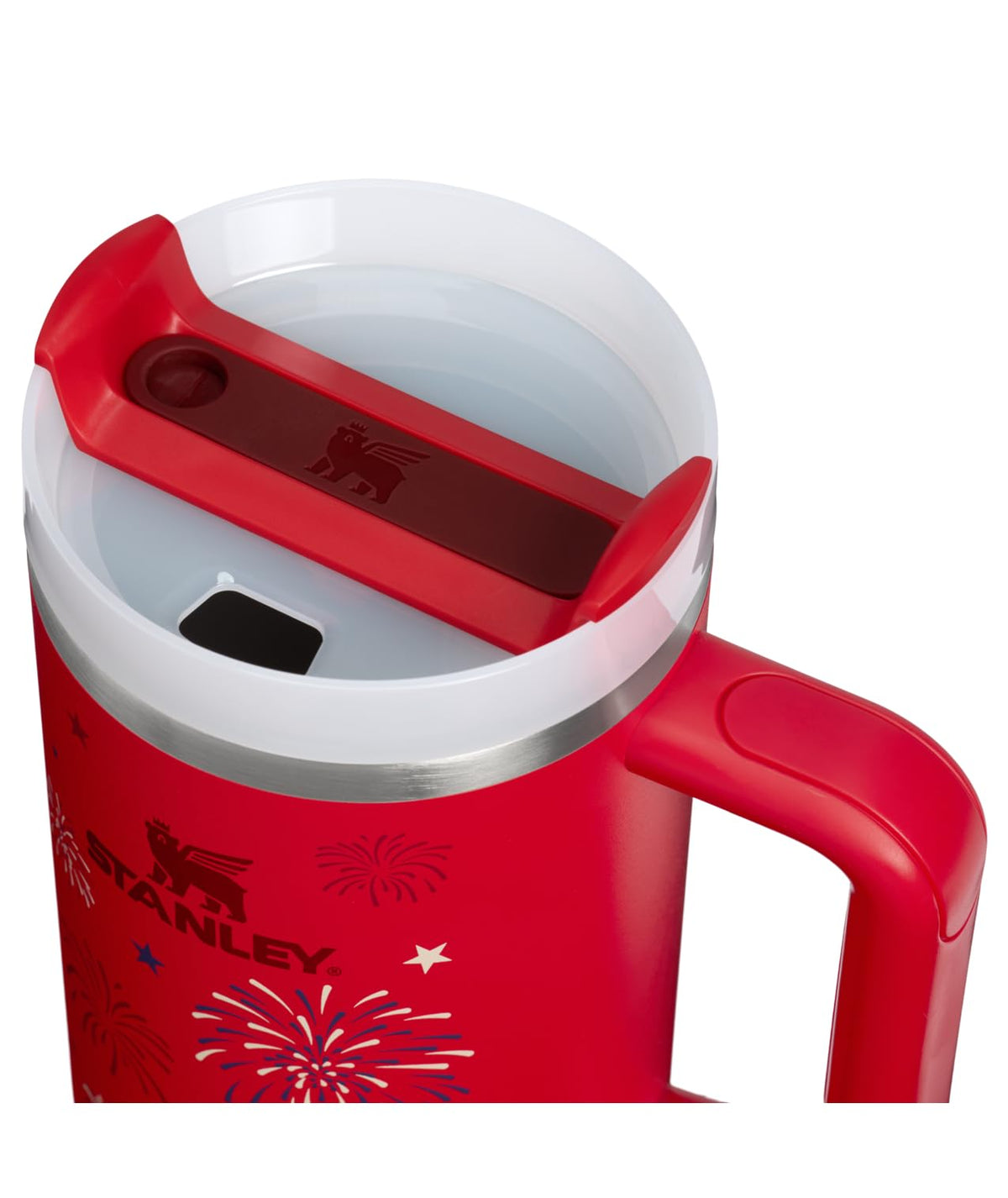 Quencher H2.0 Flow State Tumbler (40 Ounces / Chili Red Fireworks)