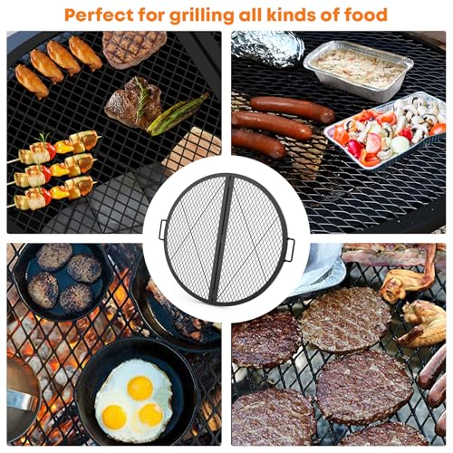 X Marks Fire Pit Grill Grate (30 Inch)