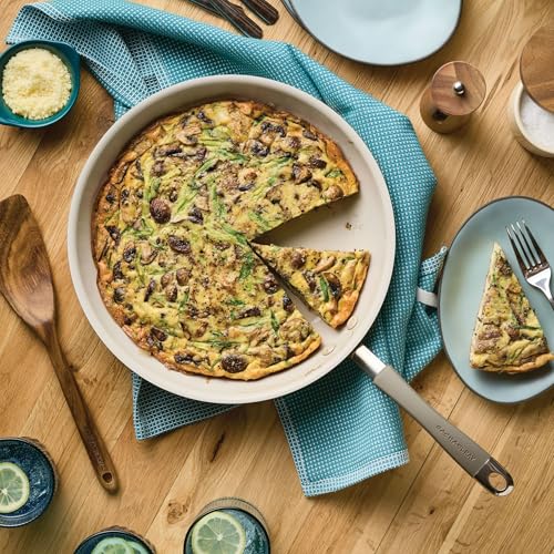 Cucina Ceramic Nonstick Frying Pan (Skillet (12.5") / Almond)