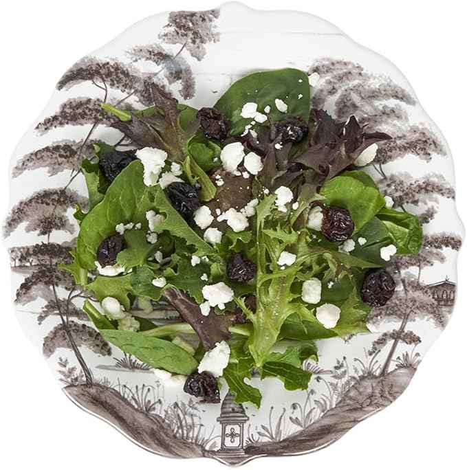 Juliska Country Estate Party Plate Assorted Set/4 - Flint Grey