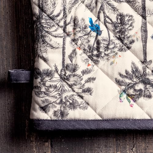 Maison d'Hermine Oven Gloves 100% Cotton Oven Mitt (021 - Amazonia / 7.5" x 13" (Oven Mitt))