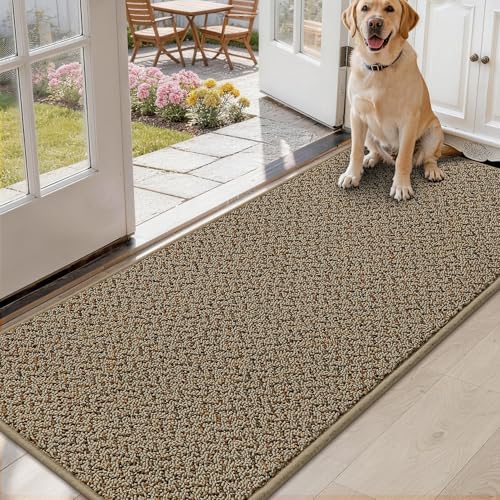 Hallway Runner Rugs Non (Taupe / 2' x 5')