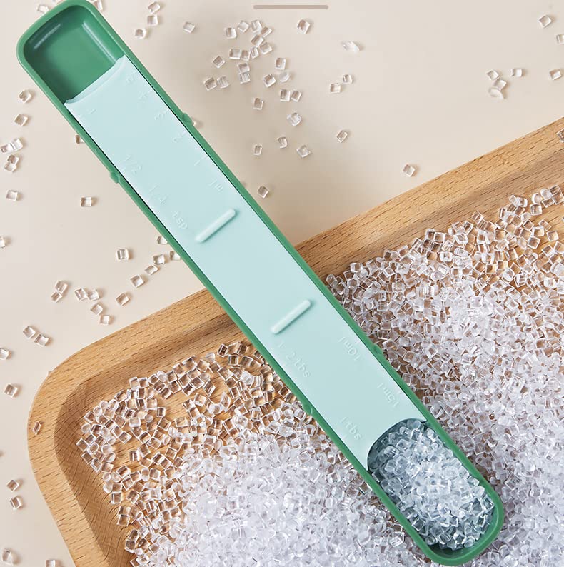 11 Pc Measuring Cups and Spoons Set (11 Piece - Green)