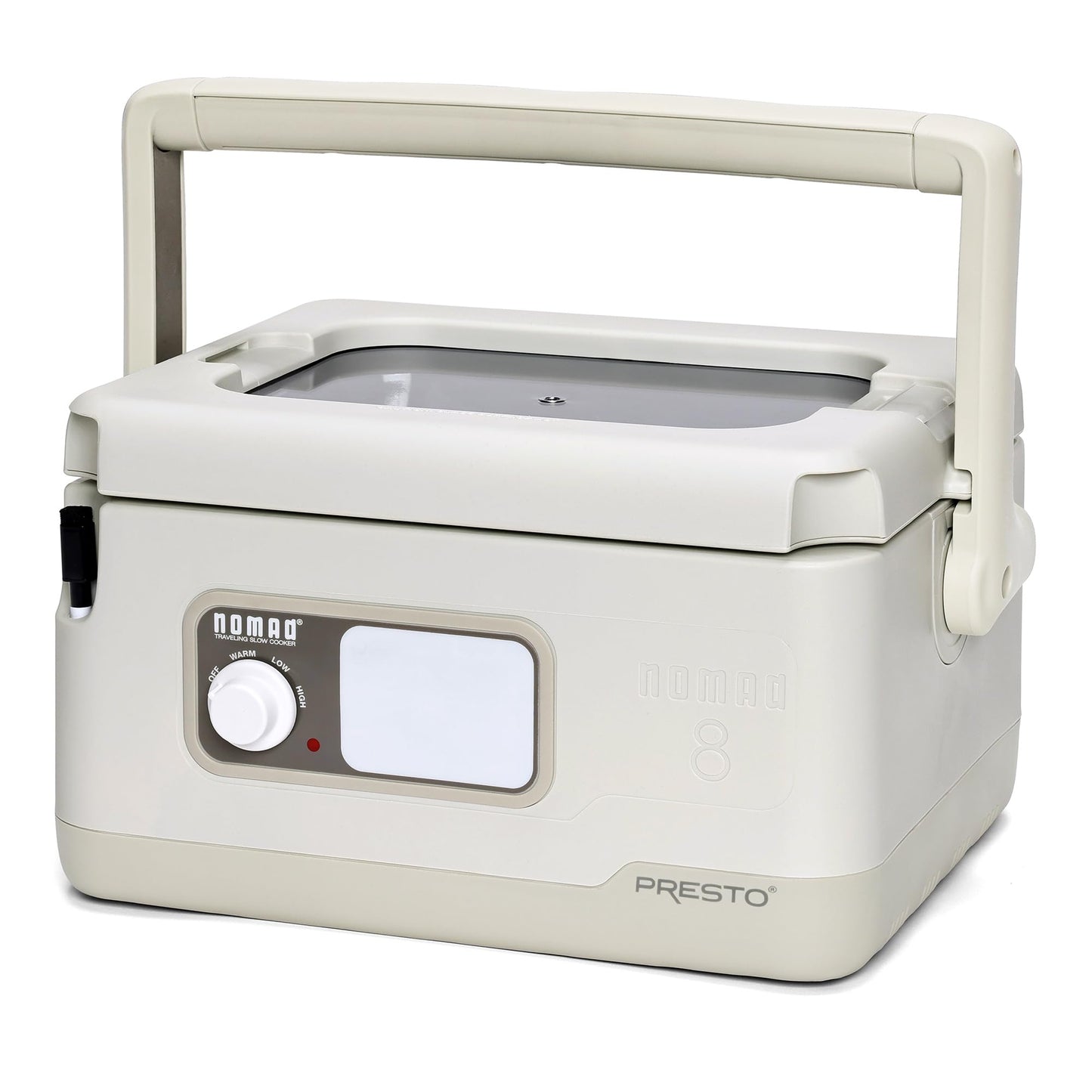 06030 8 quart Nomad Traveling Slow Cooker (White)