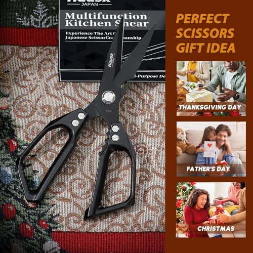 Kitchen Scissors for Food (Black)