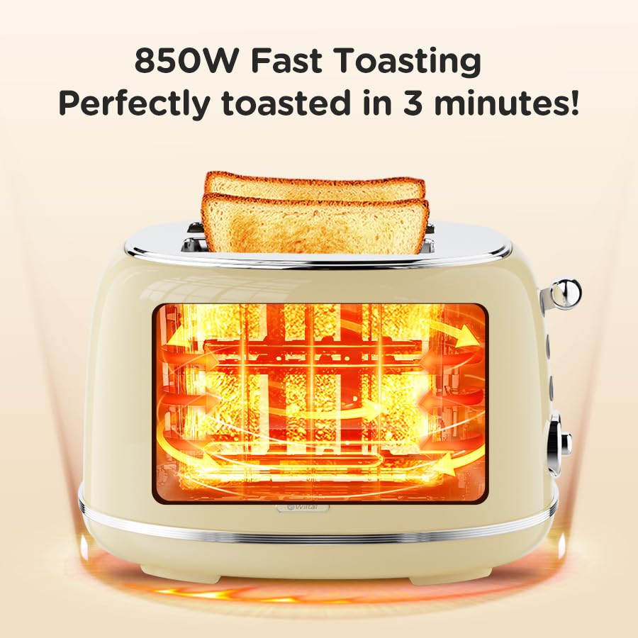 Retro 2‑Slice Toaster