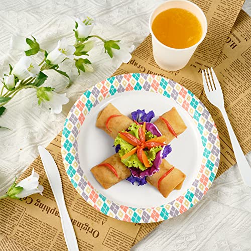 360 Paper 8.375 Inch Paper Plates (7-8.375in-360pack)