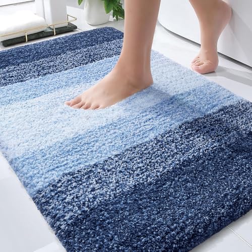 Bathroom Rugs Mat 36x24 (36" X 24" / Navy)