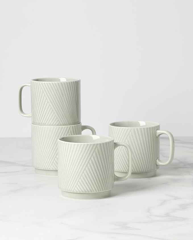 Lenox 898027 Modulus Mugs, Set Of 4, Vapor