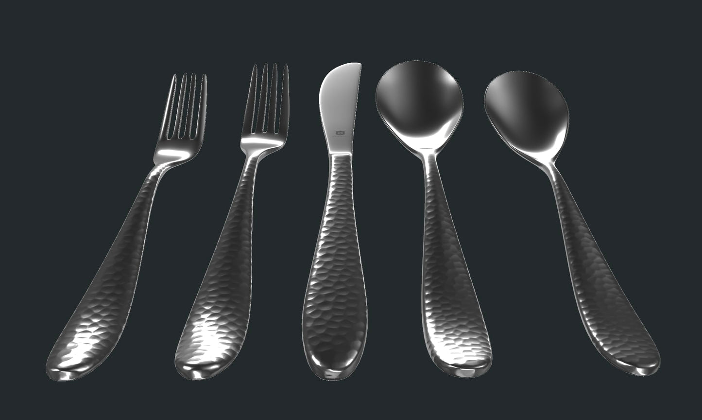 Matte Silverware Set (40-Piece Flatware Set)