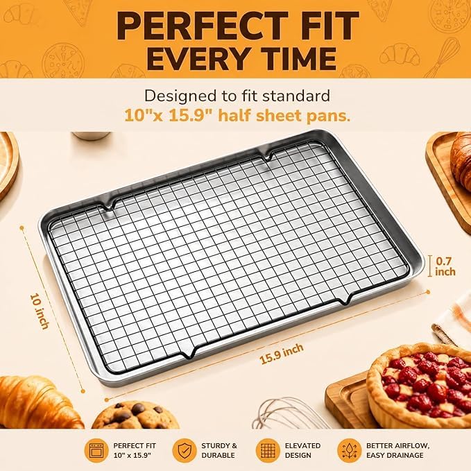 Cooling Rack Set of 1 (Cooling rack*1)