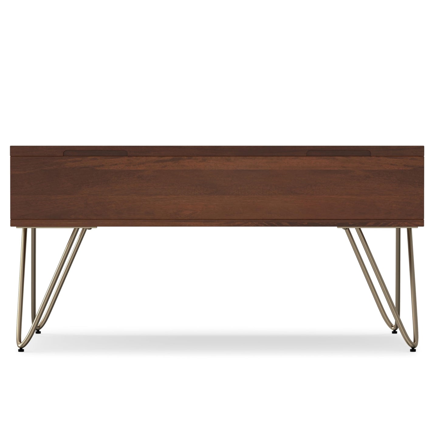 Hunter 36" Wide Solid Mango Wood Coffee Table in Brown (Lift Top Coffee Table / 36 inch / Umber Brown)