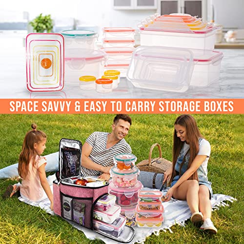 38 Pcs Large Food storage containers (38 Pcs)