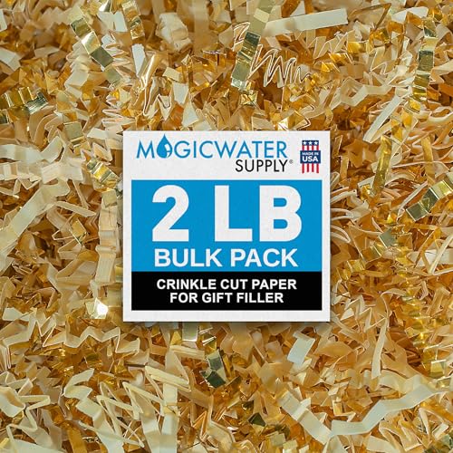 MagicWater Crinkle Cut Paper Gift Basket Filler (32 Ounce)