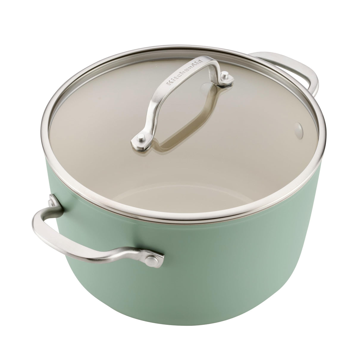 Hard Anodized Induction Ceramic Pots and Pans Set (Cardamom / 9 Piece)