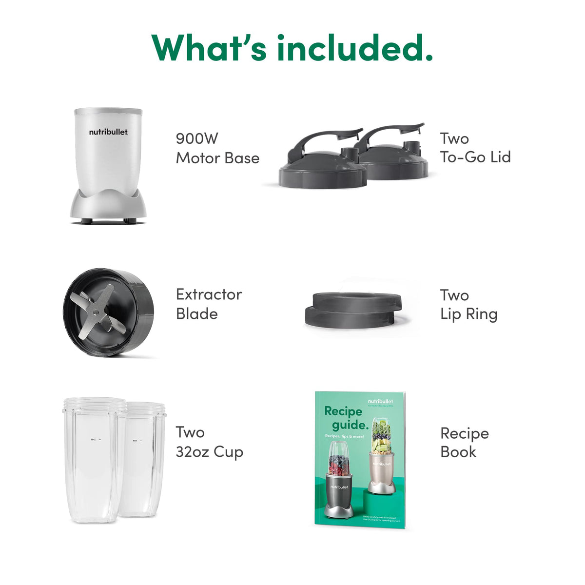 NB9 1301W Pro 13 Pcs White (White / Pro Personal Blender)