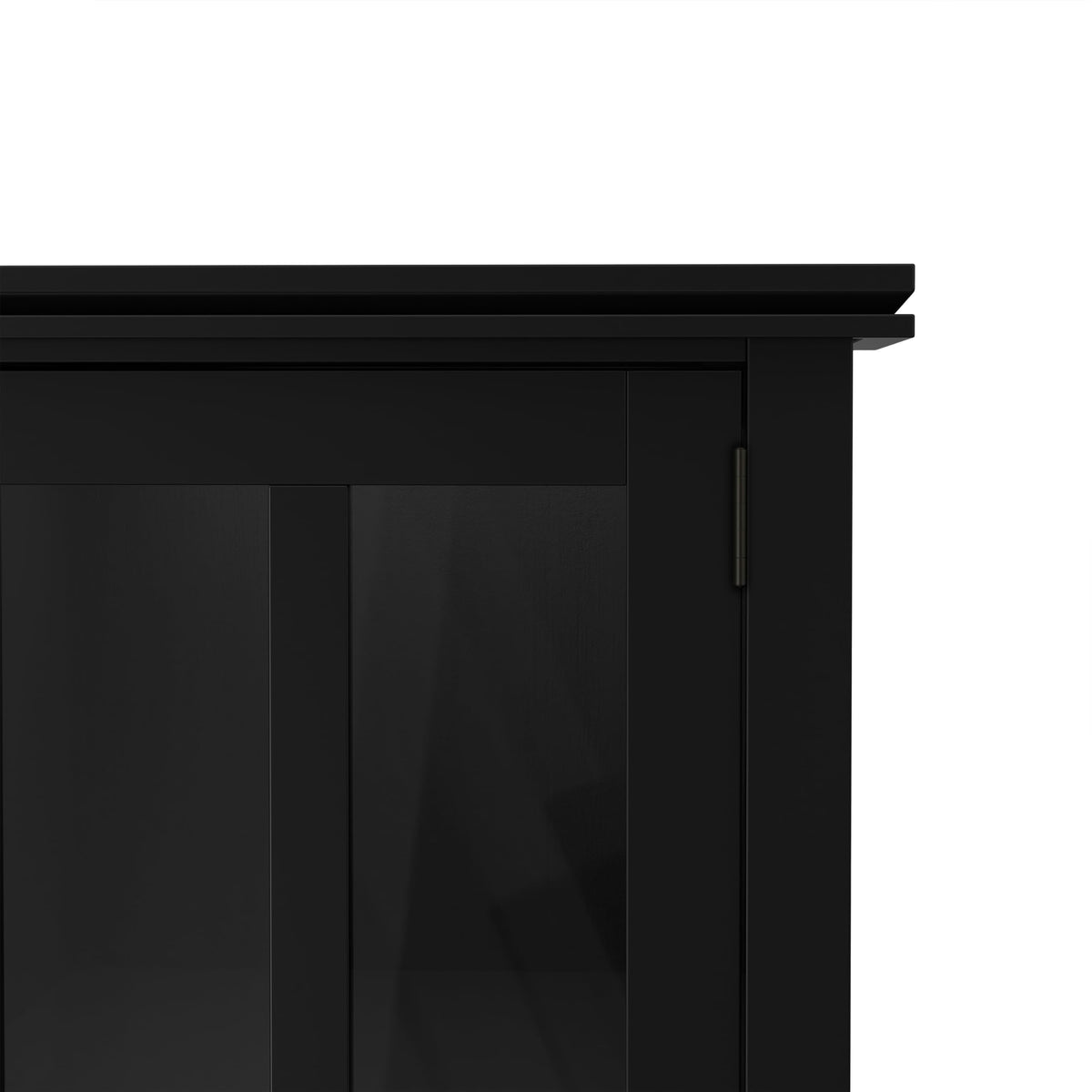 Artisan 66" Wide Solid Wood Sideboard Cabinet in Black (Black / 66 inch)