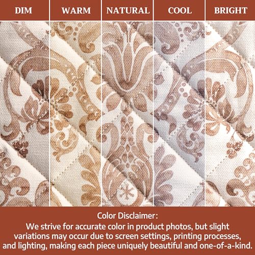100% Cotton Oven Mitt & Pot Holder Set (121 - Allure / 7.5" x 13" & 8" x 8" (Oven Mitt & Pot Holder))