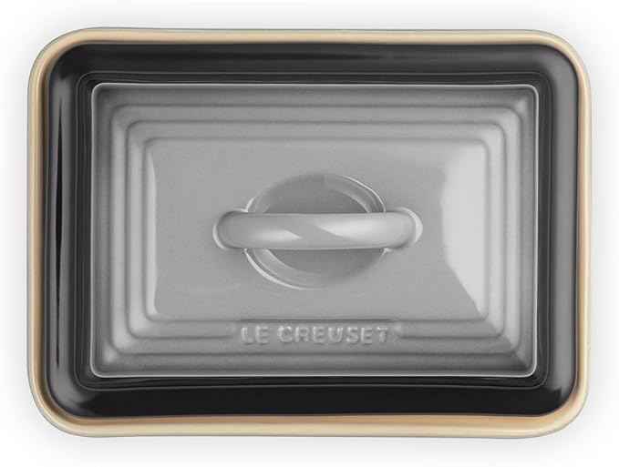 Le Creuset Stoneware European Butter Dish, Oyster