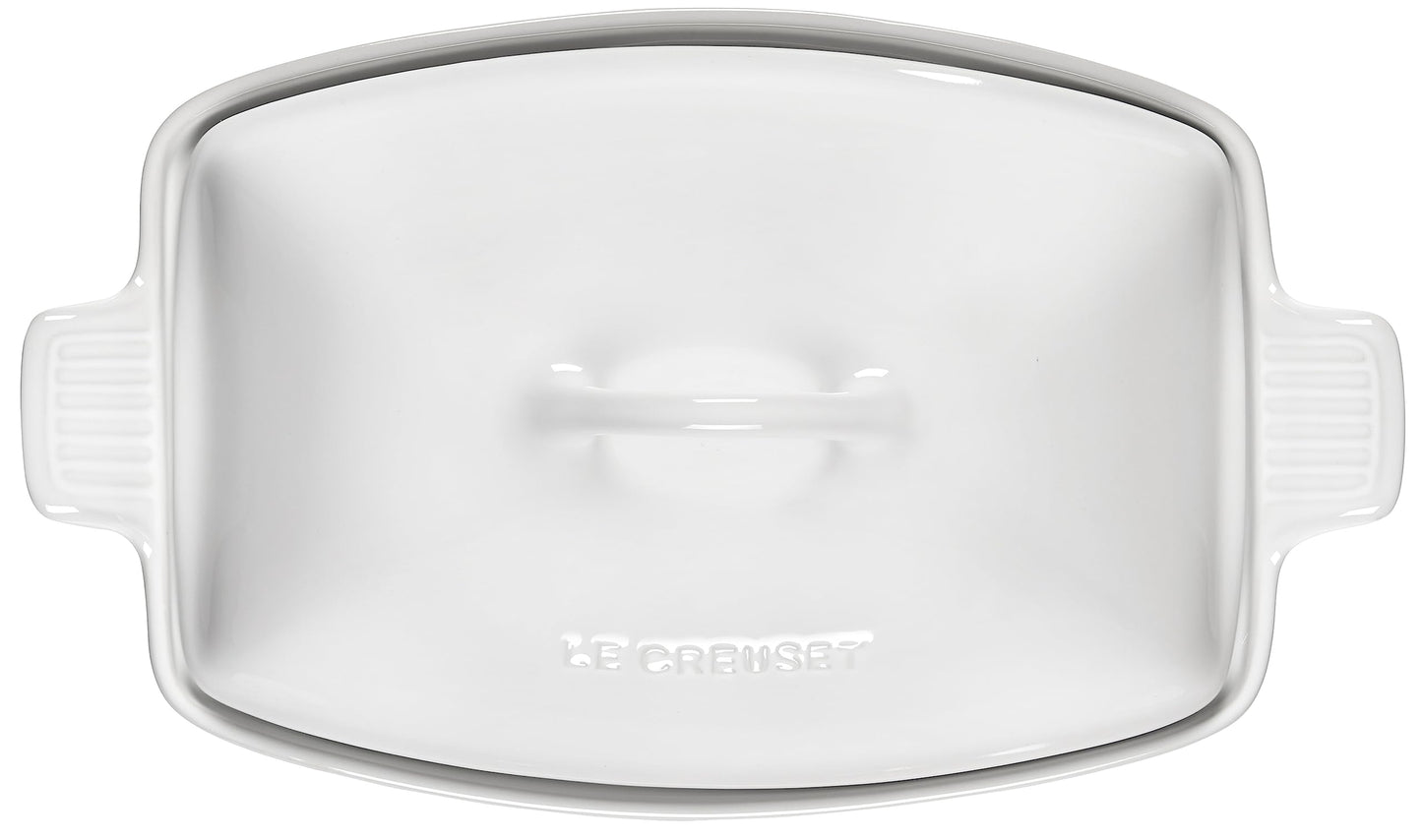 Heritage Stoneware Deep Baker with Lid (White)