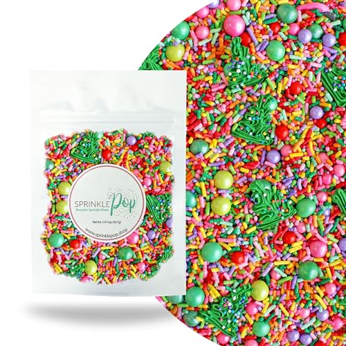 Twinkling Trees Sprinkle Mix (Red, Pink, Green, Lime, Purple)