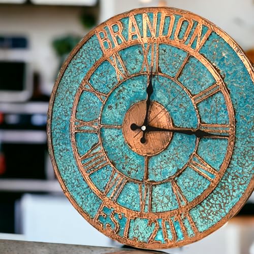 Handmade Copper Wall Clock Artisan Touch in Every Piece (Your Wall Clock / 11)