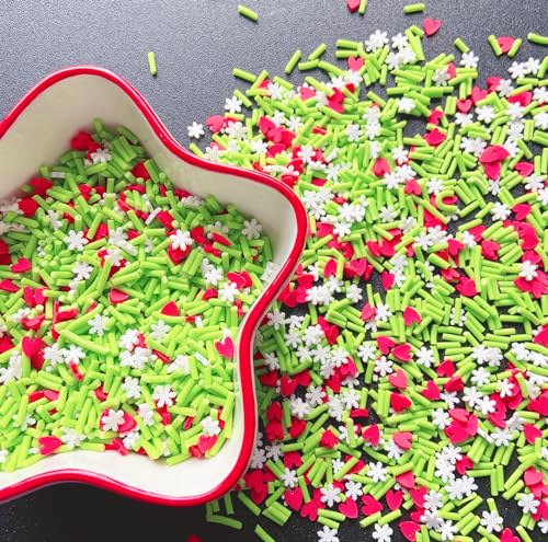 Fake Sprinkles Resin Sprinkles Fake Candy Sprinkles Clay Sprinkles Polymer Sprinkles Polymer Clay Slices for Nail Art DIY Crafts Cake Phone Case
