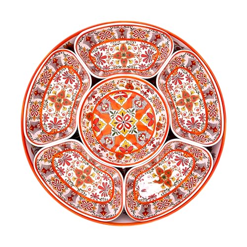 Taco Bar Serving Set (Orange)