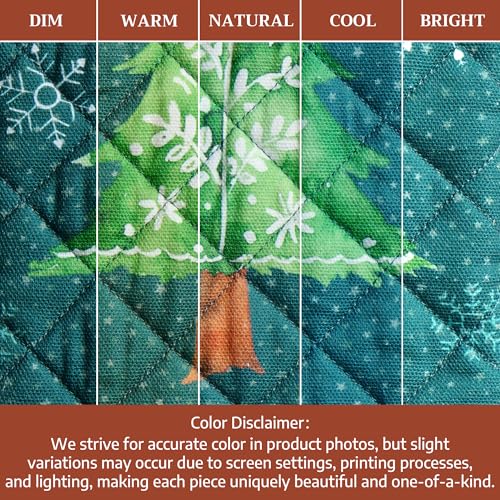 Maison d'Hermine Oven Gloves 100% Cotton Oven Mitt (106 - Hygge Christmas / 7.5" x 13" (Oven Mitt))