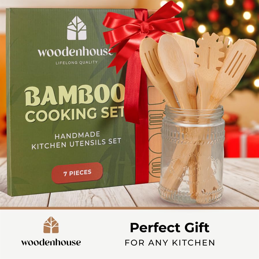 Wooden Utensil Set (7 Pieces)