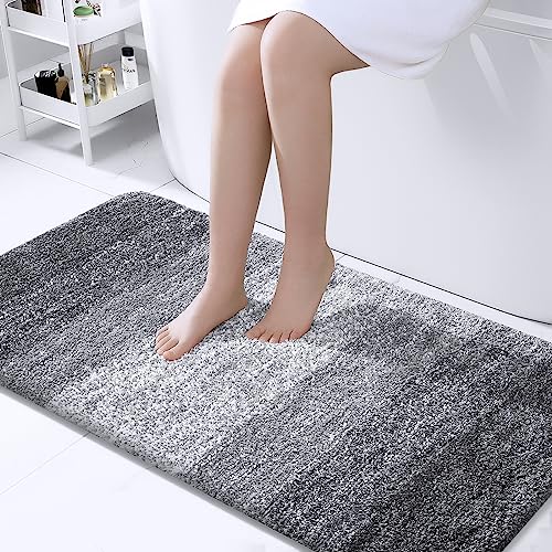 Bathroom Runner Rug 47x24 (47" X 24" / Grey)