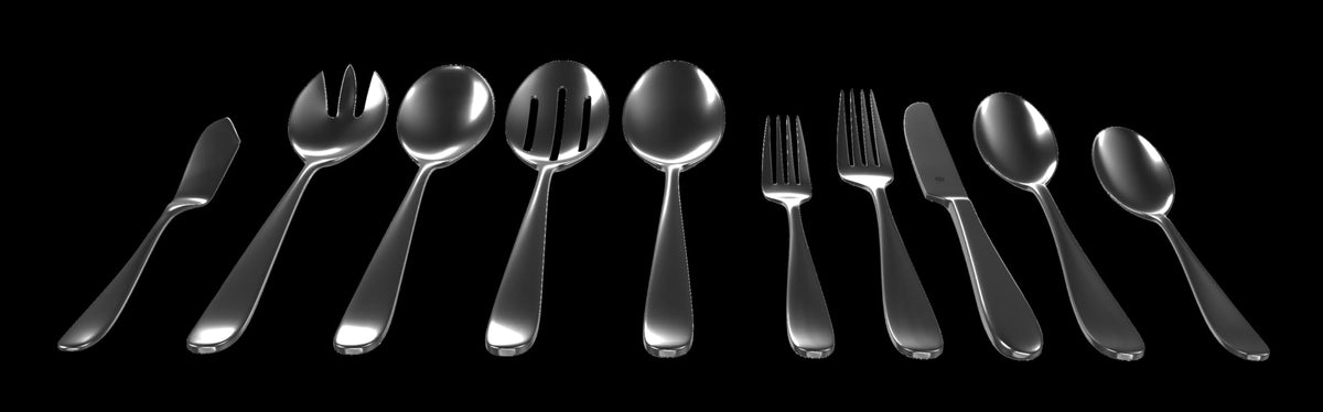 Silverware Set for 8 with Serving Utensils (45-Piece Including a Serving Set)